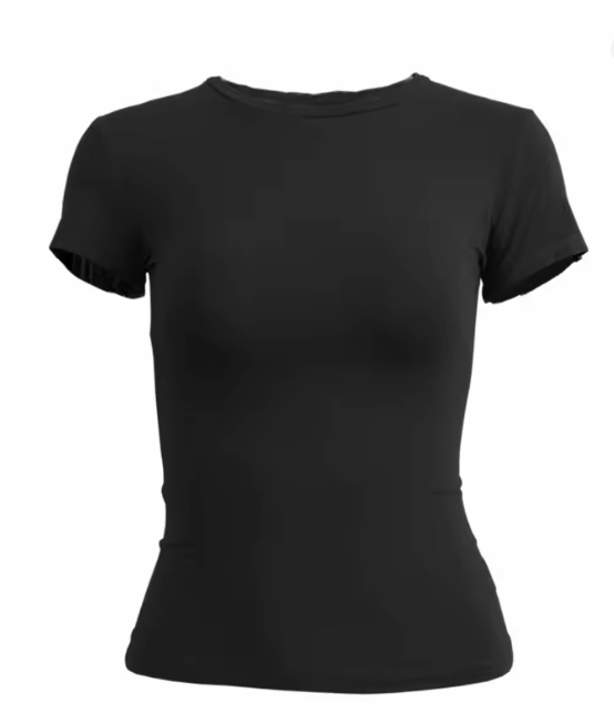 Short Sleeve women T-shirt Slim Fit