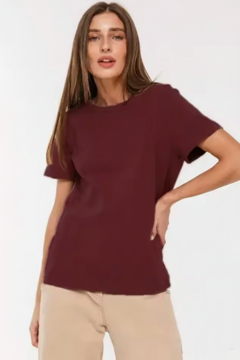 Summer 100% Cotton Women's T-shirt