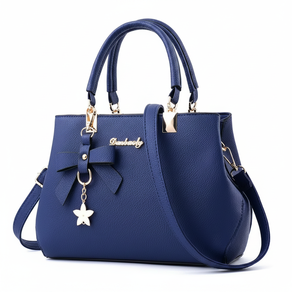 Fashion Messenger Bags With Flower Pendant