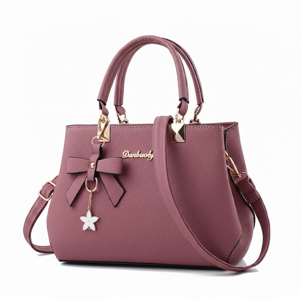 Fashion Messenger Bags With Flower Pendant