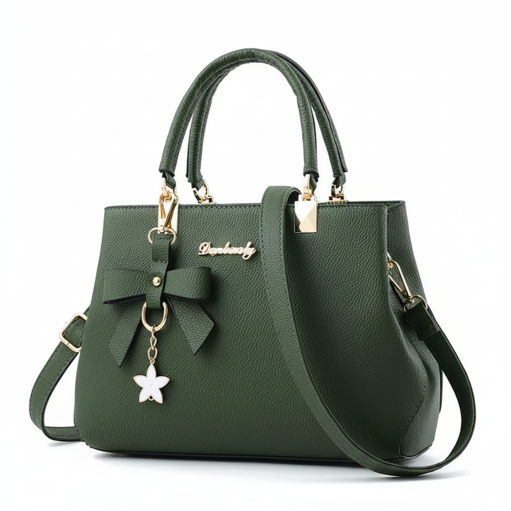 Fashion Messenger Bags With Flower Pendant