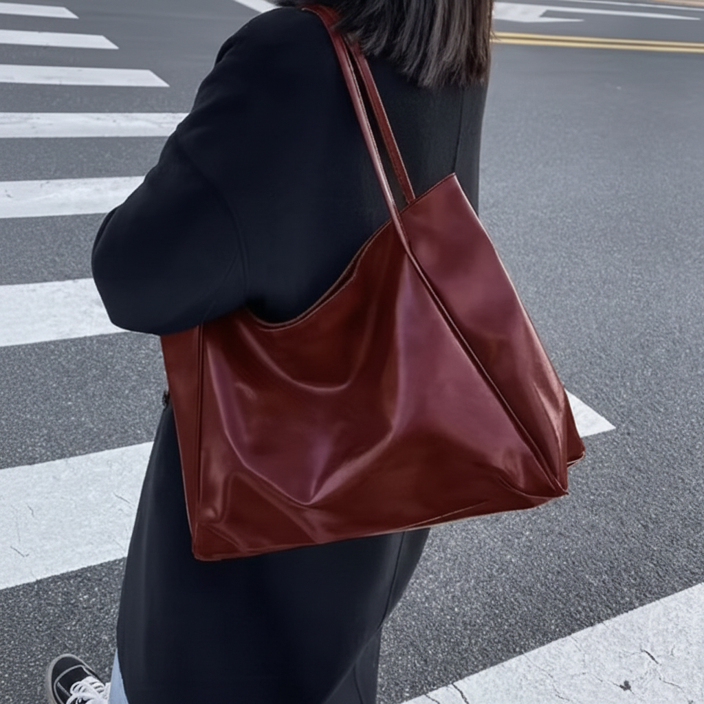 Fashion Leather Bag Underarm