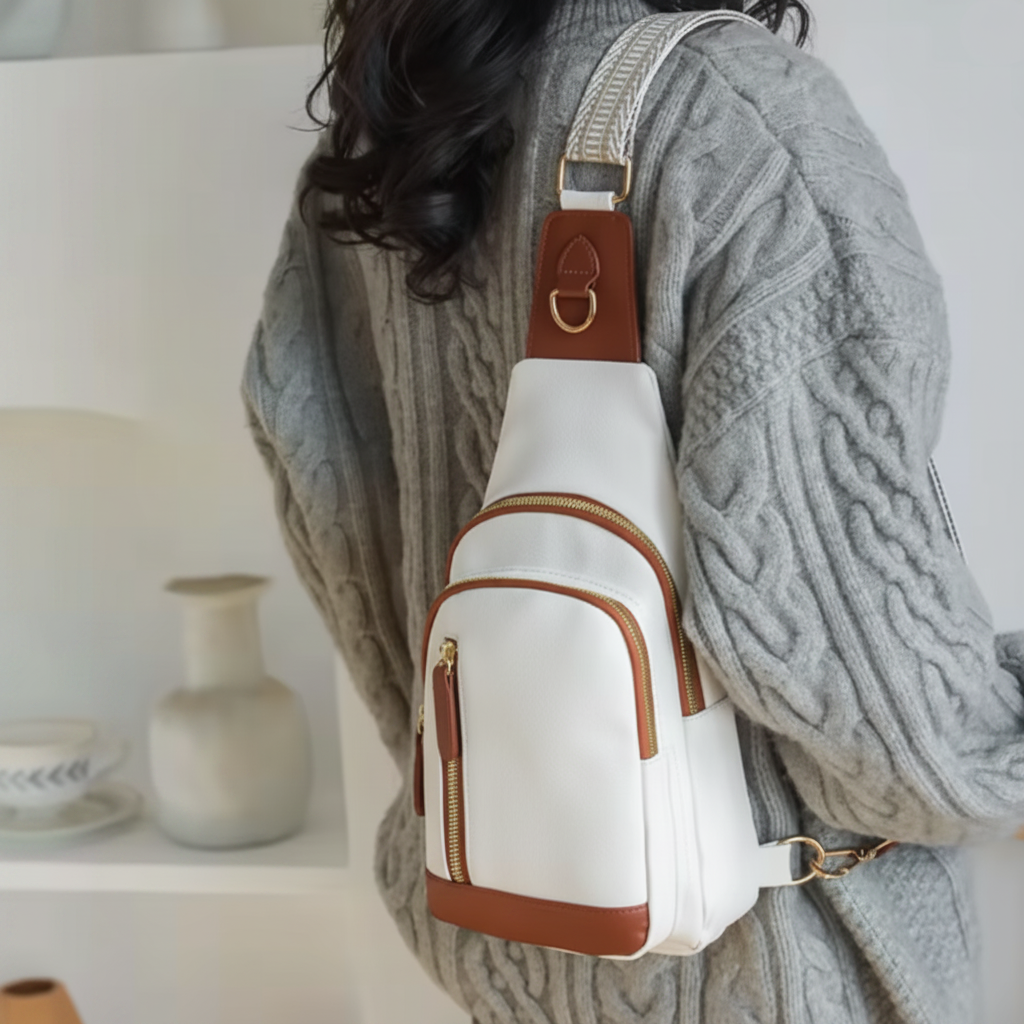 Fashion Leather Sling Bag for Woman