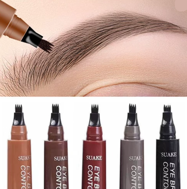 4D Microblading Eyebrow Pen with 4 Forks Tip