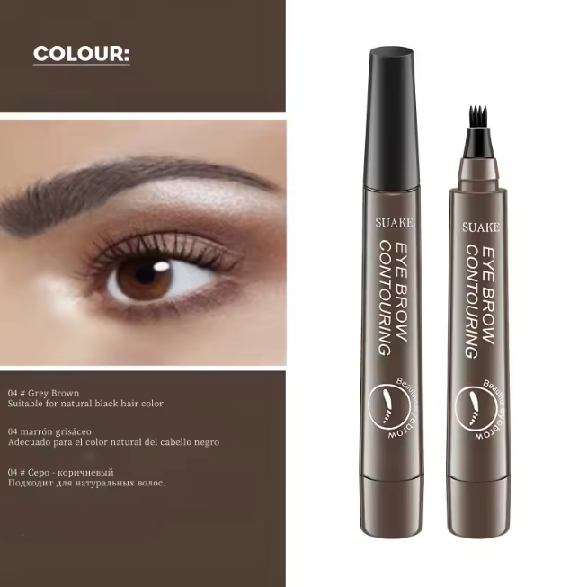 4D Microblading Eyebrow Pen with 4 Forks Tip