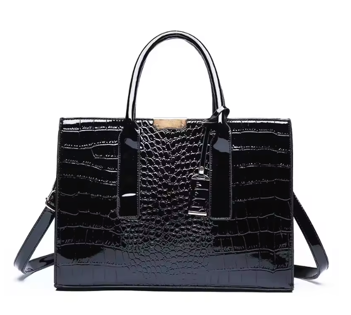 Luxury Women's Crocodile Pattern Handbag
