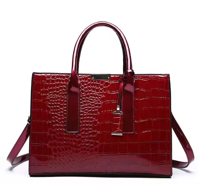 Luxury Women's Crocodile Pattern Handbag