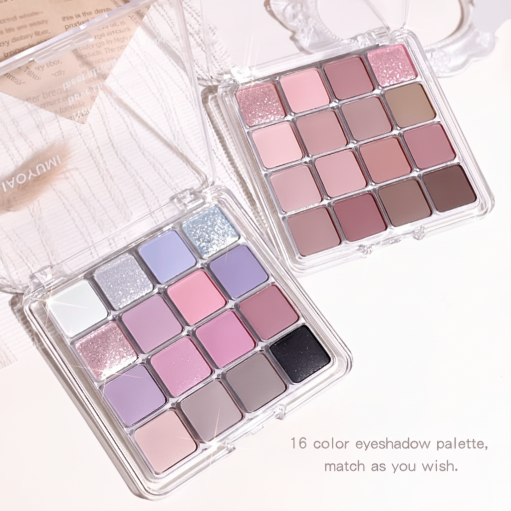 Sixteen-color Eyeshadow Plate