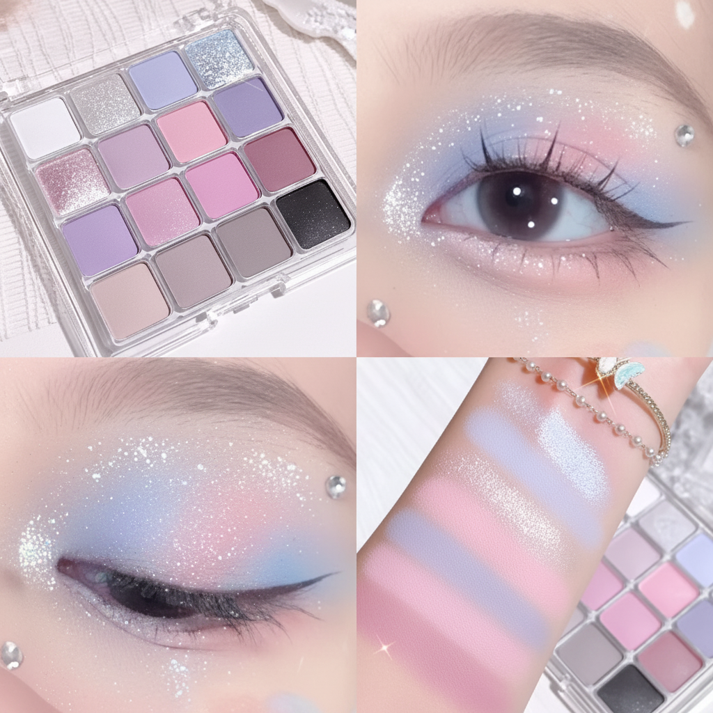 Sixteen-color Eyeshadow Plate
