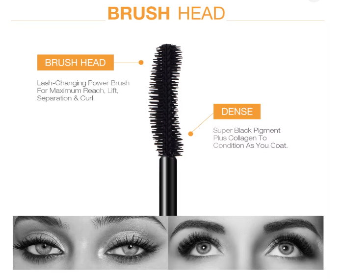 3D Mascara Lengthening Black Eyelash