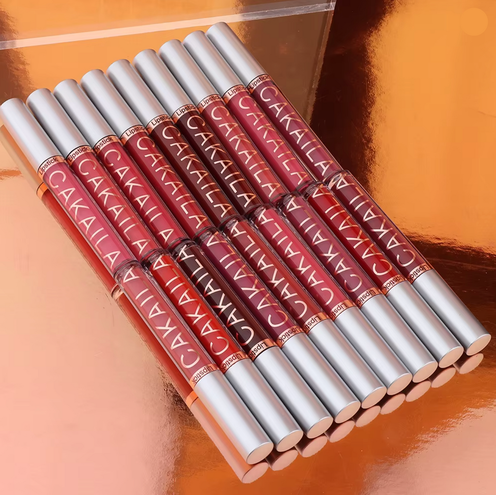 6-Color Lip Gloss Lipstick Set ( Long lasting )