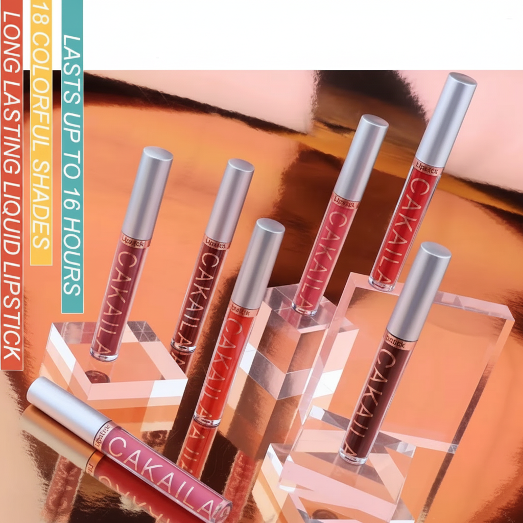 6-Color Lip Gloss Lipstick Set ( Long lasting )