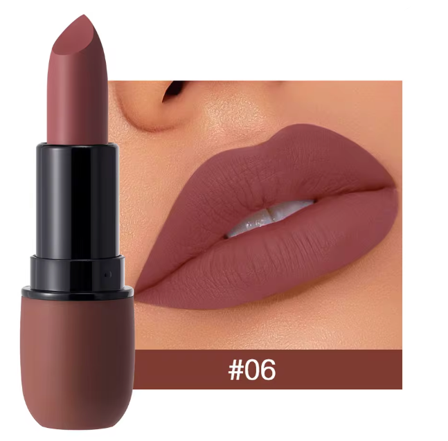 6-Color Matte Lipstick ( Waterproof )