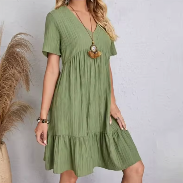 Women Summer Peplum Dress