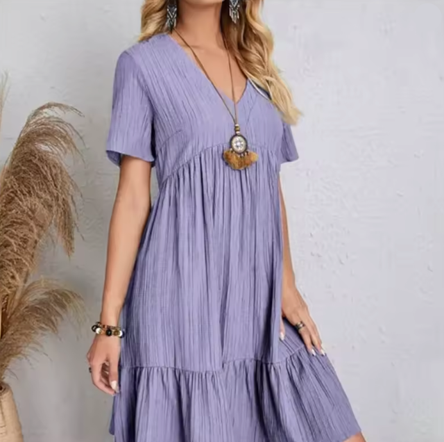 Women Summer Peplum Dress