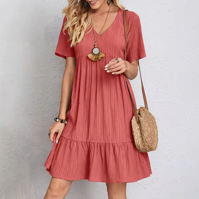 Women Summer Peplum Dress