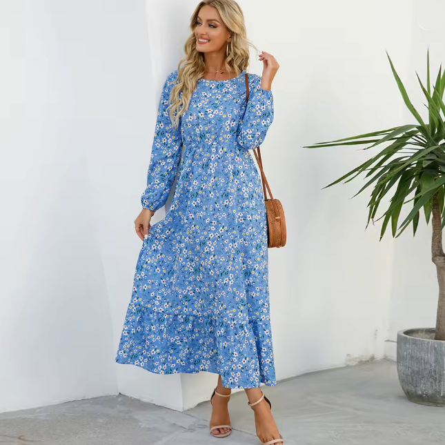 Elegant Boho Maxi Dress for Women