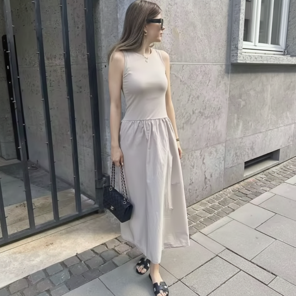 Long Dresses for Women Knitted Sleeveless