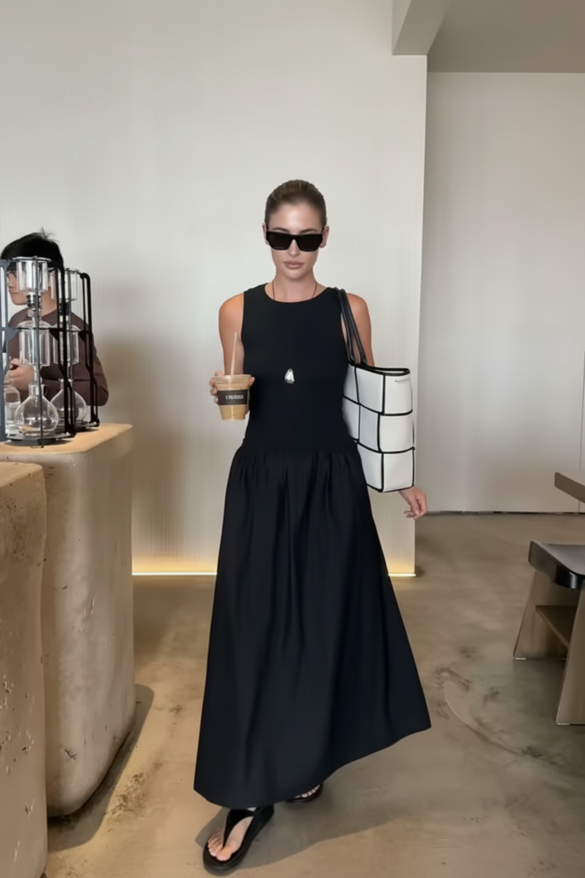Long Dresses for Women Knitted Sleeveless