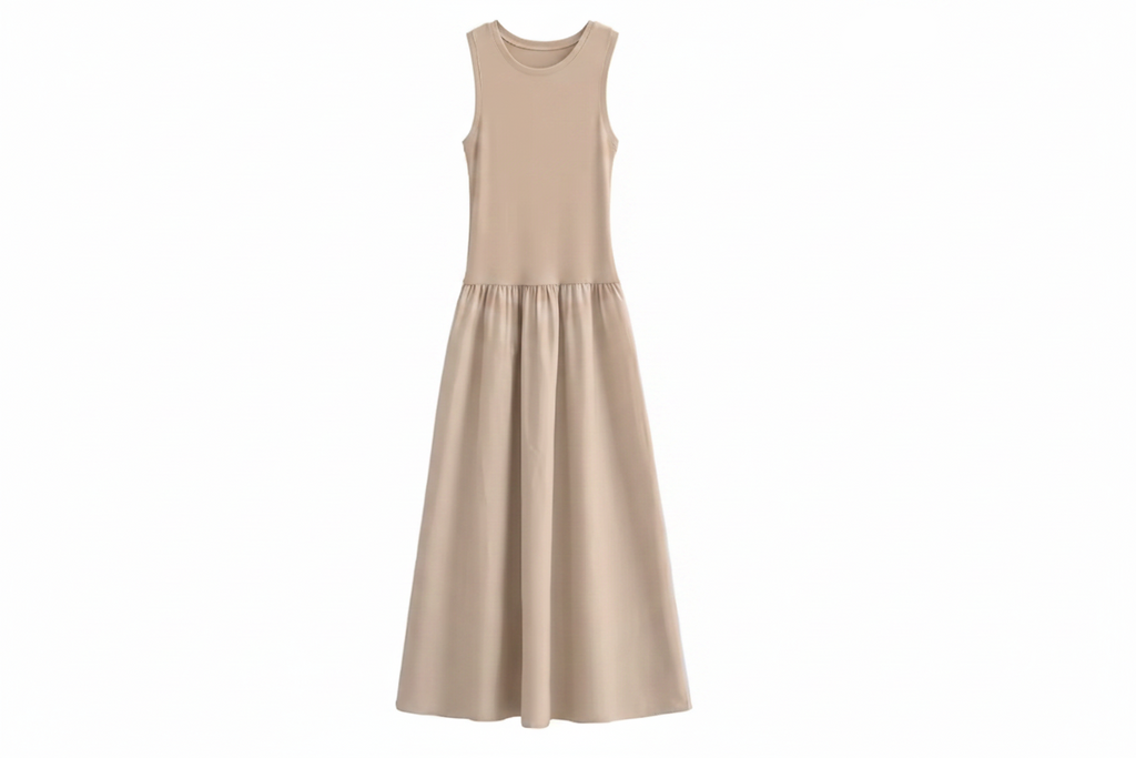 Long Dresses for Women Knitted Sleeveless