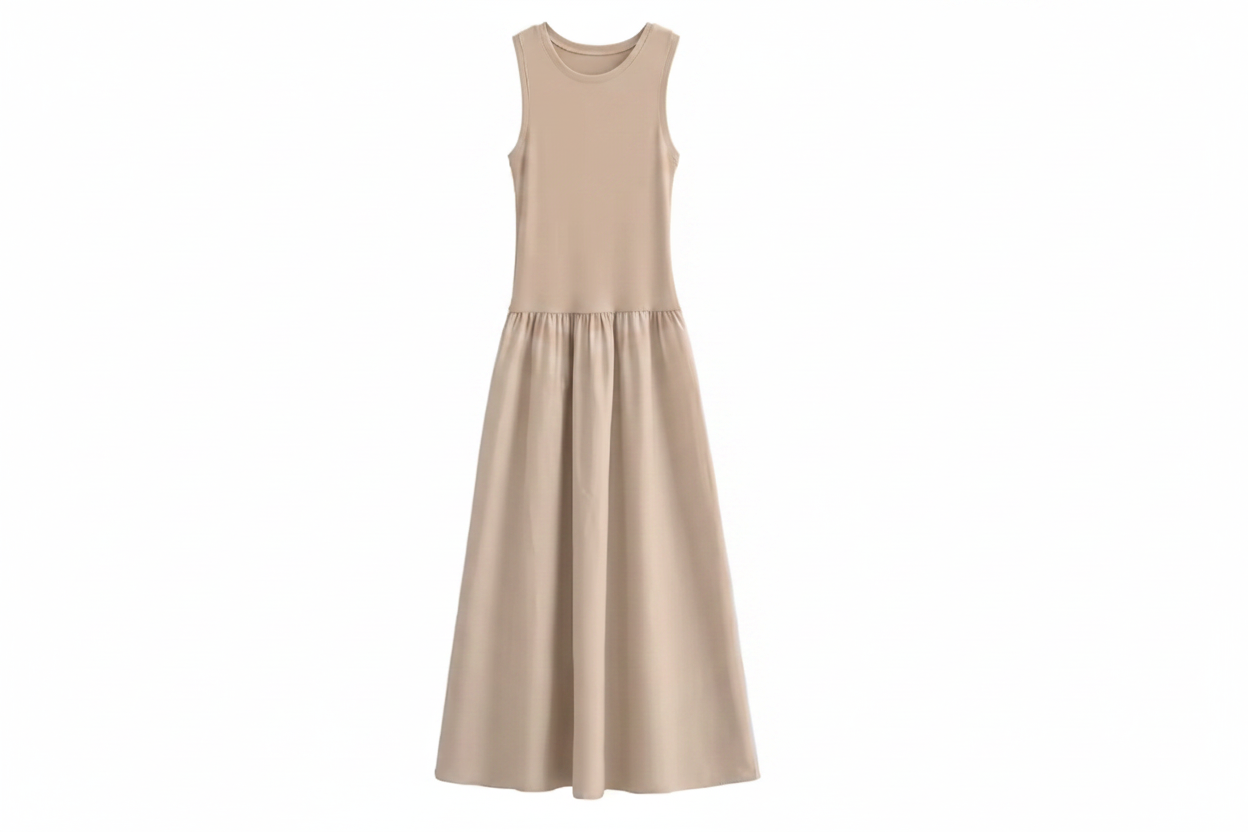 Long Dresses for Women Knitted Sleeveless