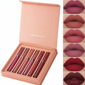 Matte Lip Gloss Set 6 Color Lipstick