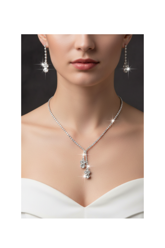 Crystal Necklace & Earring Set